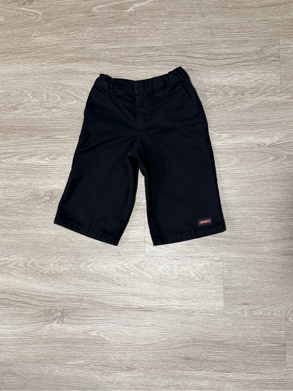 Dickies Black Kids Work-Style Knee-Length Shorts